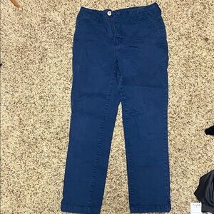 Christopher & Banks Deep Blue Straight Leg Jeans